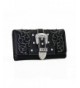 Western Rhinestone Bling Buckle Wallet