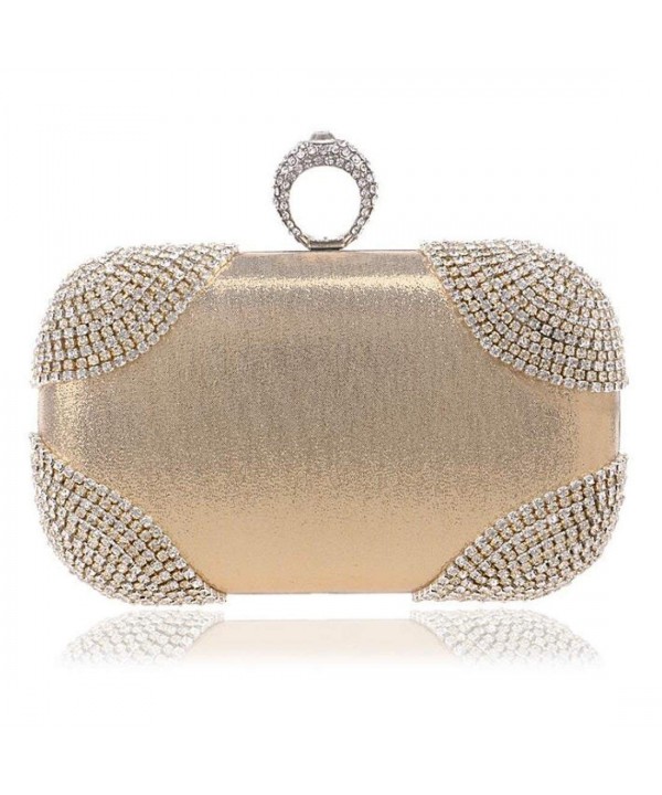 EPLAZA Rhinestone Evening Handbags Wedding