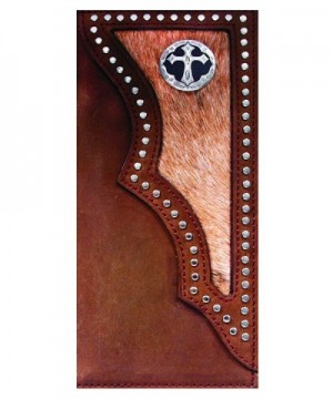 Custom Ornate Cross Checkbook Wallet