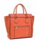 Dasein Handbags Satchel Leather Luggage