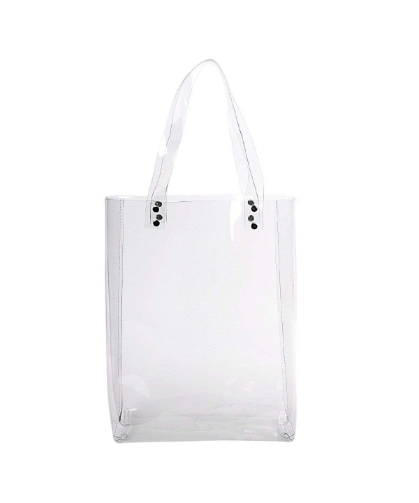 Zarapack Womens Clear Transparent Shopping