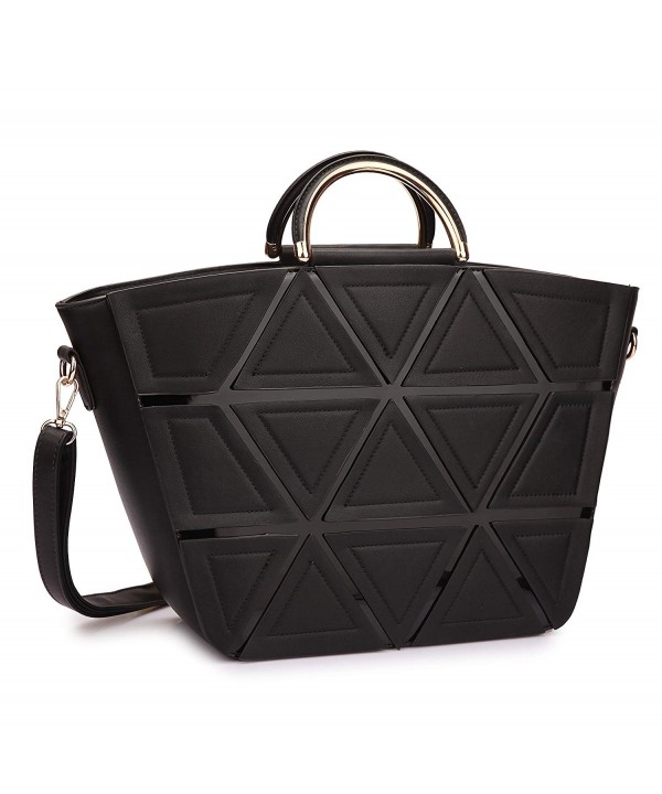 Designer Handbags Satchel Shoulder Geometric