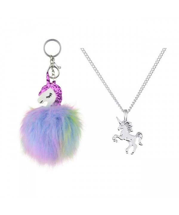 DRESHOW Unicorn Necklace Chain Fluffy