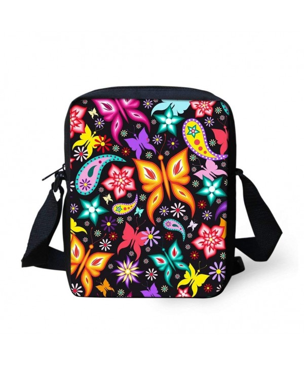 HUGS IDEA Butterfly Printed Crossbody