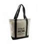 Goalie Mom Cotton Canvas Tote