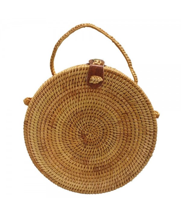 Rattan Handbags Shoulder Dual use Crossbody