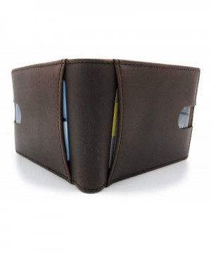 Blocking Full Grain Minimalist Front Pocket Billfold