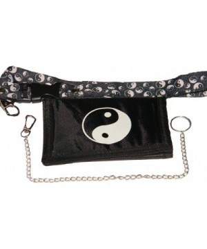 Black White Yang Wallet lanyard