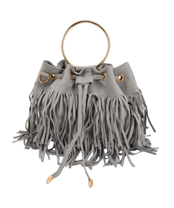 Heidi Fringed Shoulder Top Handle Crossbody