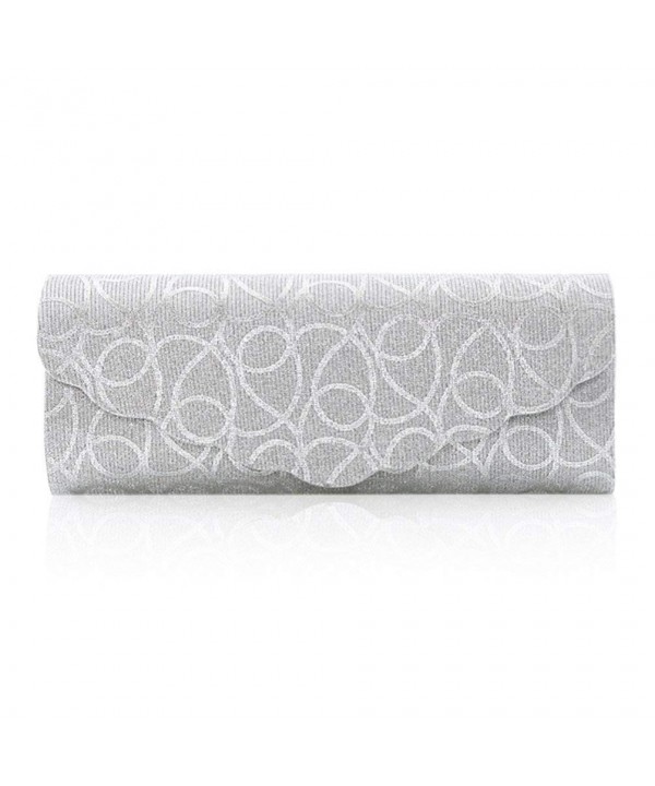 Damara Glitter Lacework Evening Clutch