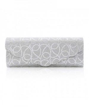 Damara Glitter Lacework Evening Clutch