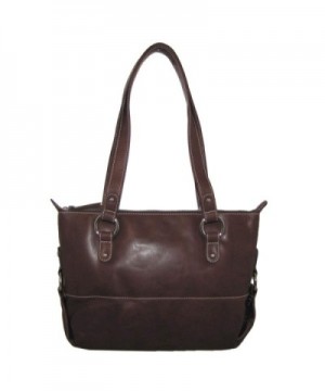 ili Leather Stitched Shoulder Handbag