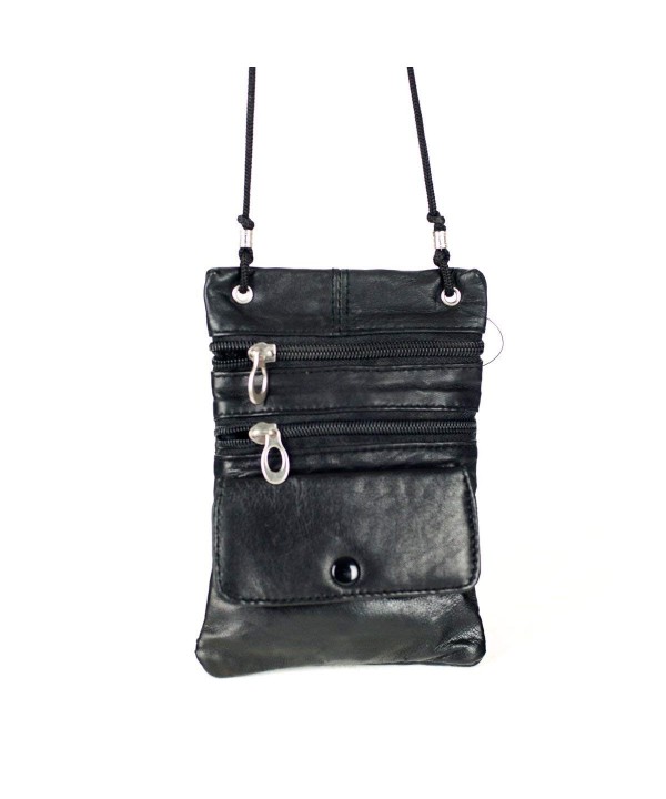 Leather Organizer Shoulder Pocket Handbag