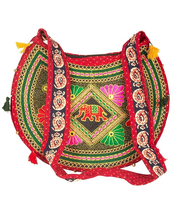 Tribe Azure Crossbody Messenger Embroidered