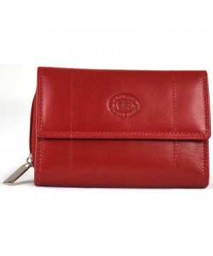 Ladies Leather Zip around Wallet Section
