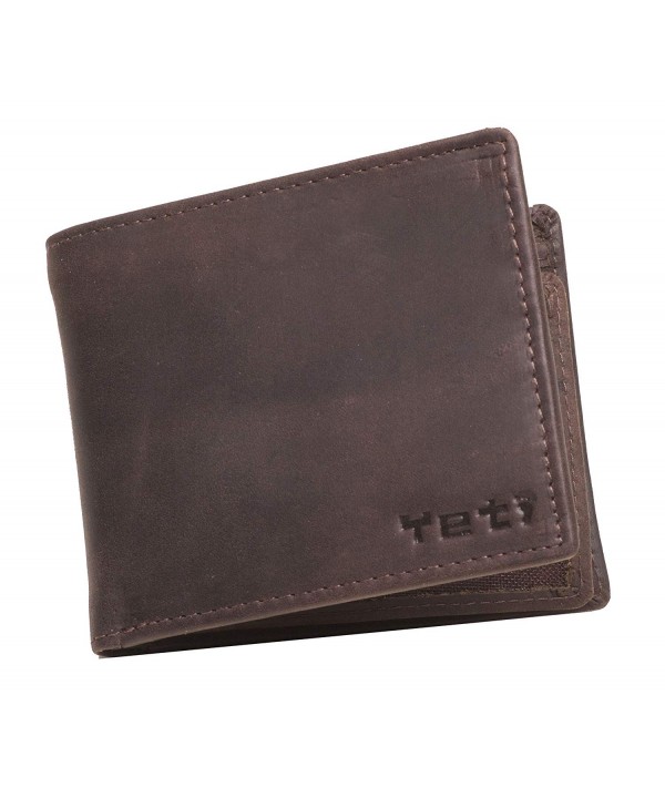 Burnished Leather Wallet Change Holder