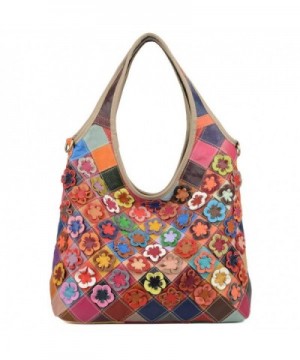 YALUXE Lambskin Multicolor Crossbody Shoulder