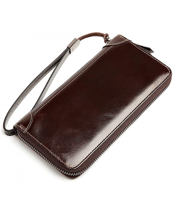 Womens Luxury Genuine Leather Organizer