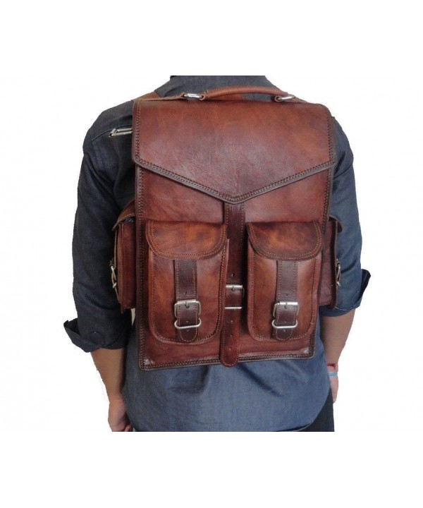 Handmade_World Vintage Backpack Messenger Rucksack