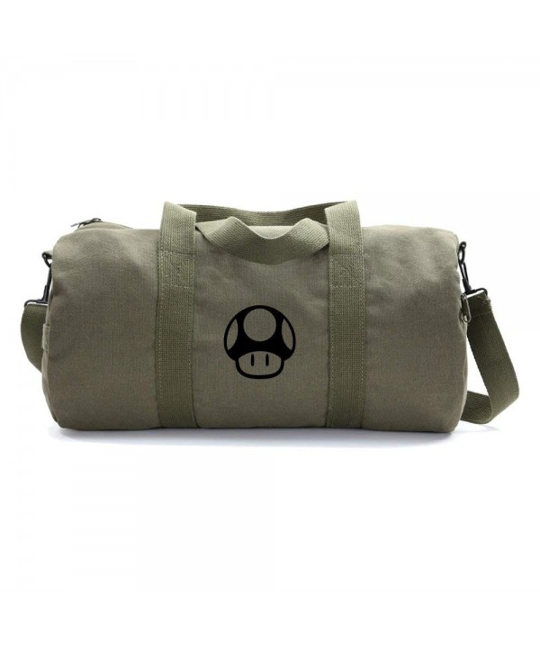 Mario Mushroom Heavyweight Canvas Duffel