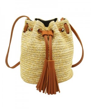 Straw Crossbody Shoulder Basket Vacation