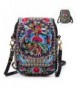 Embroidery Flowers Crossbody Messenger Cellphone