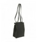 Donne Leather Zip Tote Black
