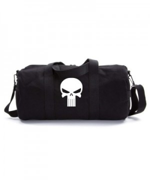 Canvas Shoulder Duffel Bag Sports Punisher