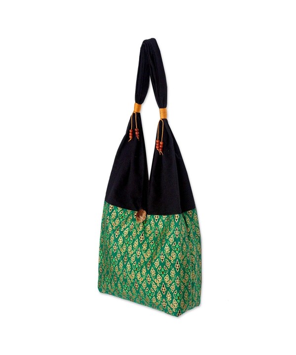 NOVICA Green Cotton Sling Emerald