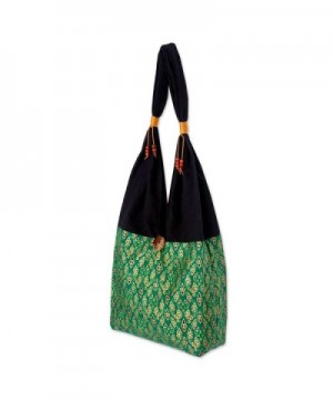 NOVICA Green Cotton Sling Emerald