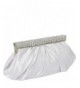 J Furmani Satin Clutch Silver