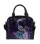 InterestPrint Peacock Leather Shoulder Handbag