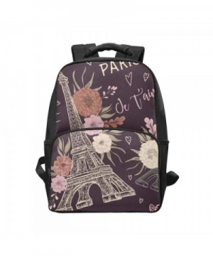 InterestPrint Eiffer Custom Backpack Daypack