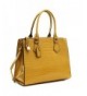 Dasein Leather Structured Satchel Designer