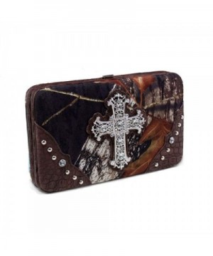 Realtree Camouflage Clutch Wallet Rhinestone