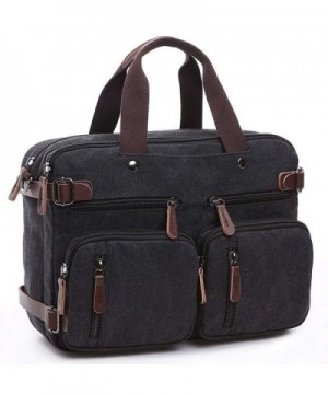 Collsants Briefcase Convertible Backpack Messenger