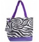 Ever Moda Purple Zebra 17 inch