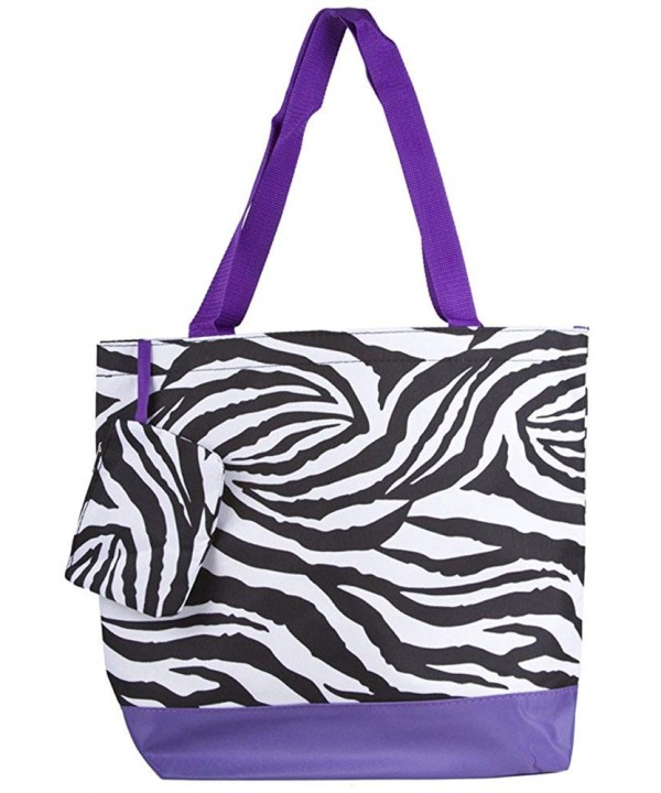 Ever Moda Purple Zebra 17 inch