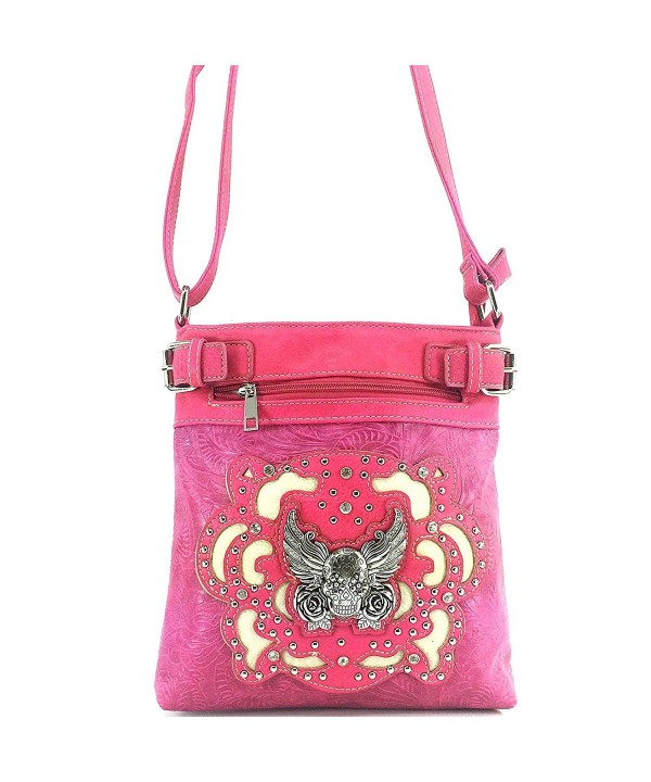 Justin West Rhinestone Crossbody Messenger