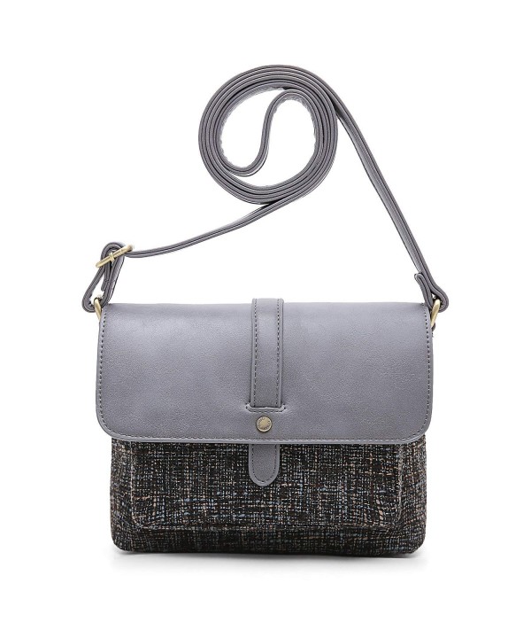 ECOSUSI Shoulder Crossbody Flap over Vintage