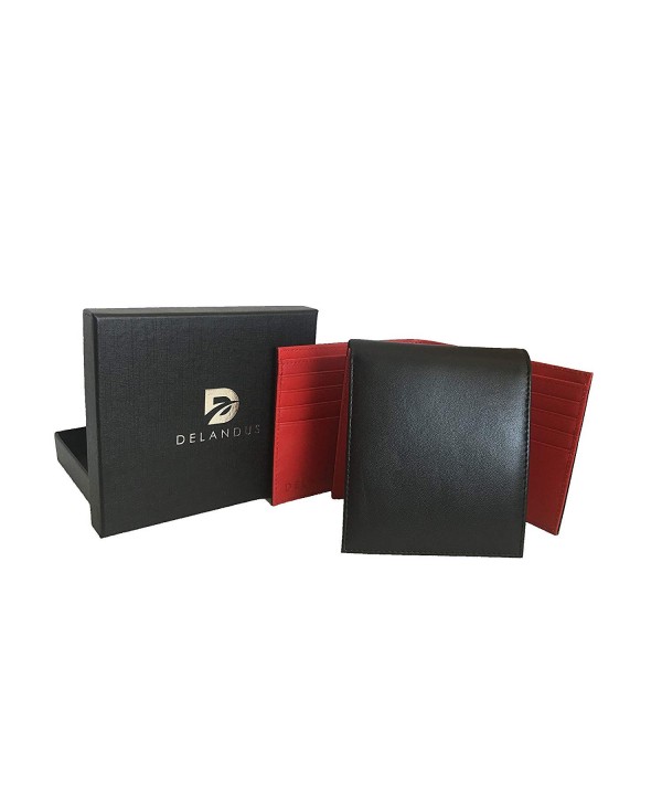 Delandus Bifold Genuine Leather blocking