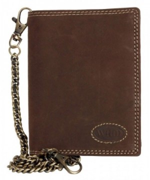 Natural Leather Bikers Wallet Wild