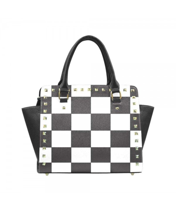 Shoulder Handbag Crossbody Checkered Pattern