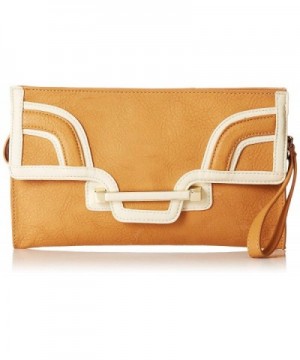 BUDDHA Lia Wristlet Clutch Camel