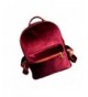 VIASA Velvet Backpack School Shoulder