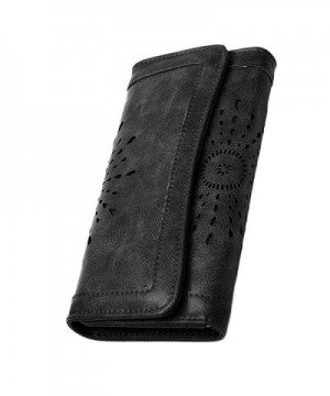 Leather Wallet Credit Trifold Organizer