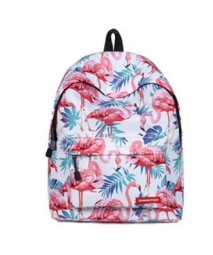 Flamingo Backpack Teenage Schoolbag Rucksack