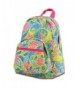 Zodaca Small Backpack Green Paisley