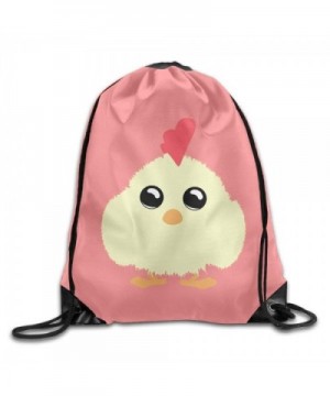 Fluffy Chick Lightweight Drawstring Backpack
