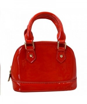 Around Patent Leather Satchel Handbags
